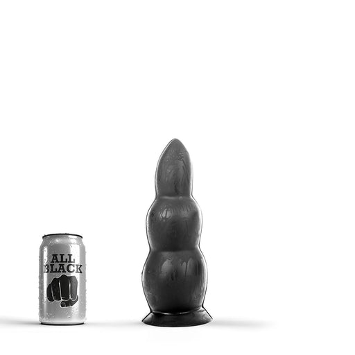 All Black - Anaal Dildo - 23 x 8 cm - Zwart-Erotiekvoordeel.nl