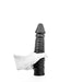 All Black - Anaal Dildo Met Ribbels - 26 x 5 cm - Zwart-Erotiekvoordeel.nl