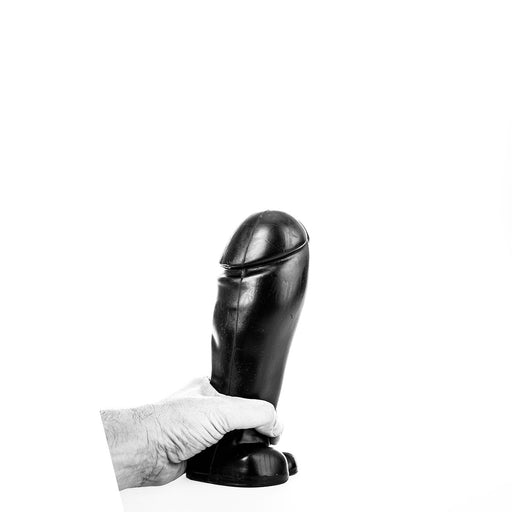 All Black - Zwarte realistische dildo - 22 cm-Laced-up.nl