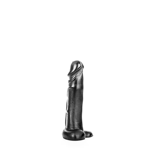 All Black - Zwarte realistische dildo - Lengte 220 mm-Erotiekvoordeel.nl