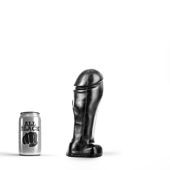 All Black - Dildo - 22 x 8 cm - Zwart-Erotiekvoordeel.nl