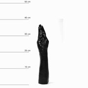 All Black - Zwarte realistische fisting dildo-Laced-up.nl