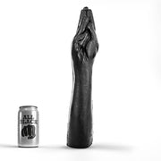 All Black - Zwarte realistische fisting dildo-Laced-up.nl