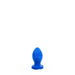 All Blue - Buttplug Met Groeven - 12 x 5 cm - Blauw-Erotiekvoordeel.nl
