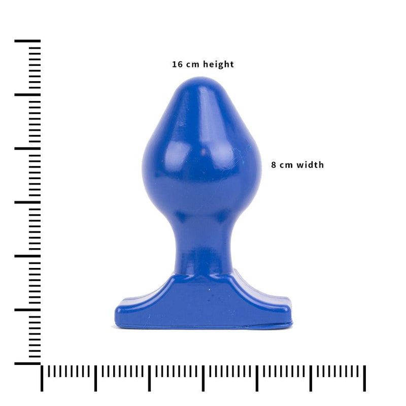 All Blue - Buttplug - 16 x 8 cm - Blauw-Laced-up.nl