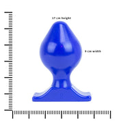 All Blue - Buttplug - 17 x 9 cm - Blauw-Laced-up.nl