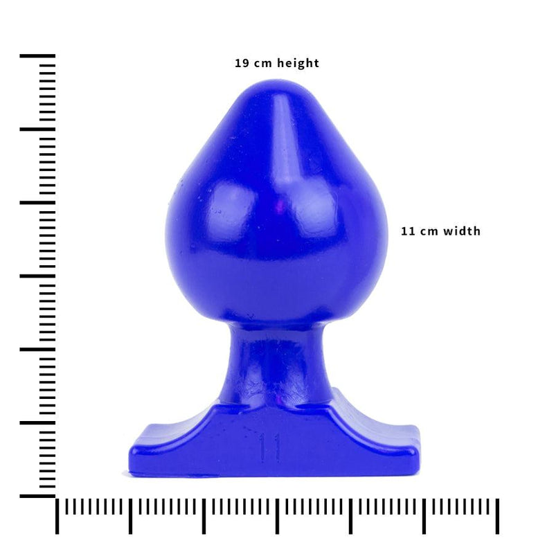 All Blue - Buttplug - 19 x 11 cm - Blauw-Laced-up.nl