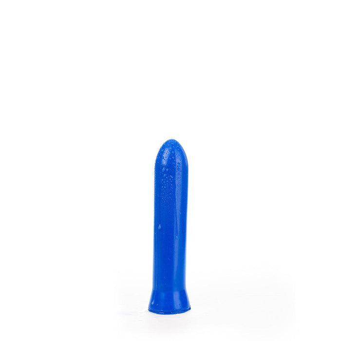 All Blue Dildo 19 cm – Glad PVC met Zuignap – Blauw-Erotiekvoordeel.nl