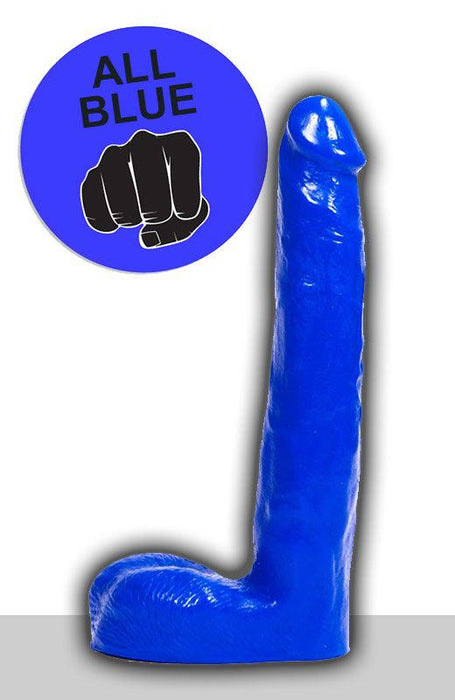 All Blue – Realistische Dildo – 21 cm – Blauw-Erotiekvoordeel.nl