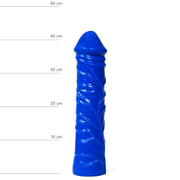 All Blue - Dildo - 31 x 6,5 cm - Blauw-Laced-up.nl