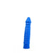 All Blue - Anaal Dildo Met Ribbels - 26 x 5 cm - Blauw-Erotiekvoordeel.nl