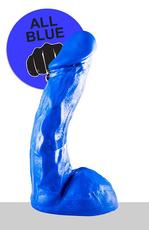 All Blue - Klassieke Dildo - 23 x 5 cm - Blauw-Laced-up.nl