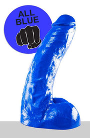 All Blue - Klassieke Dildo - 25,5 x 4,1 cm - Blauw-Laced-up.nl
