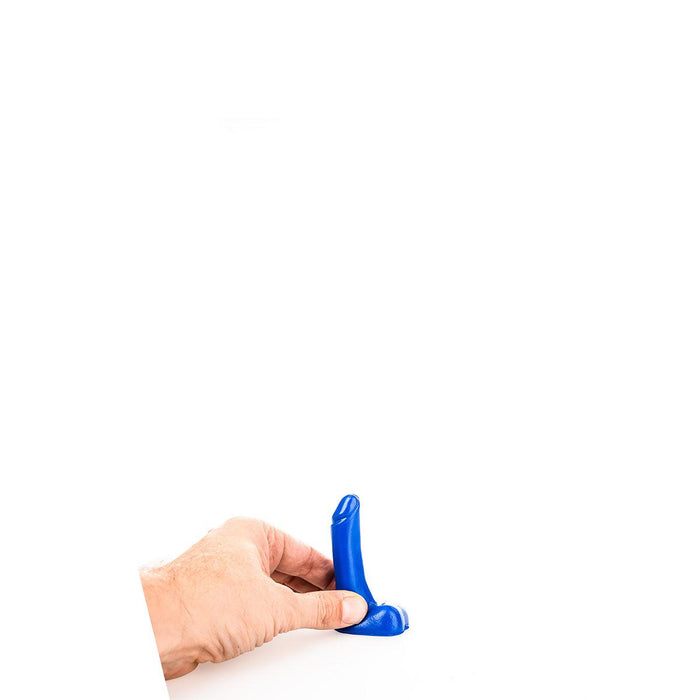 All Blue - Extra Kleine Dildo - 9 x 2 cm - Blauw-Erotiekvoordeel.nl
