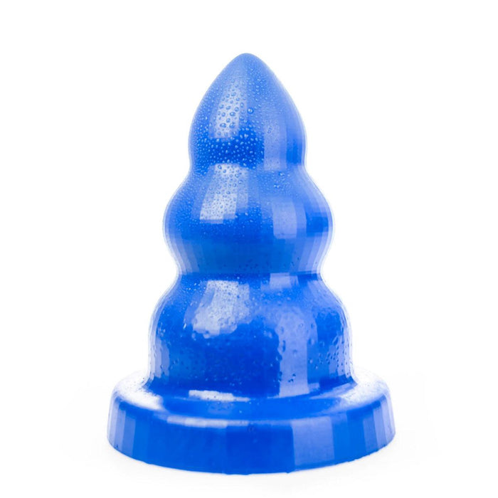 All Blue - Triple Pleasure Buttplug - Blauw-Laced-up.nl