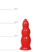 All Red - Anaal Dildo - 23 x 8 cm - Rood-Erotiekvoordeel.nl