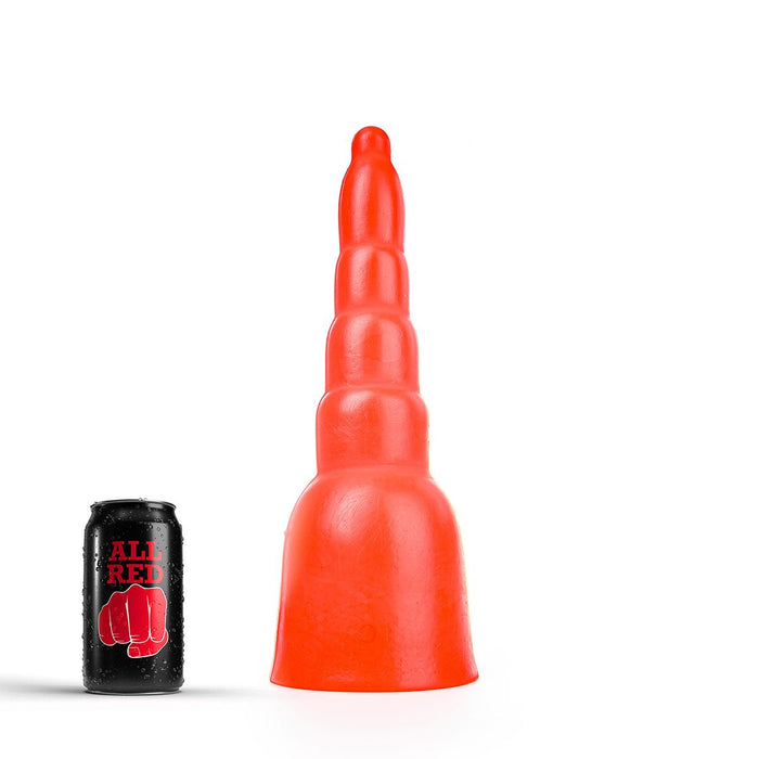 All Red - Grote Pyramide Dildo - 34 x 11 cm - Rood-Erotiekvoordeel.nl