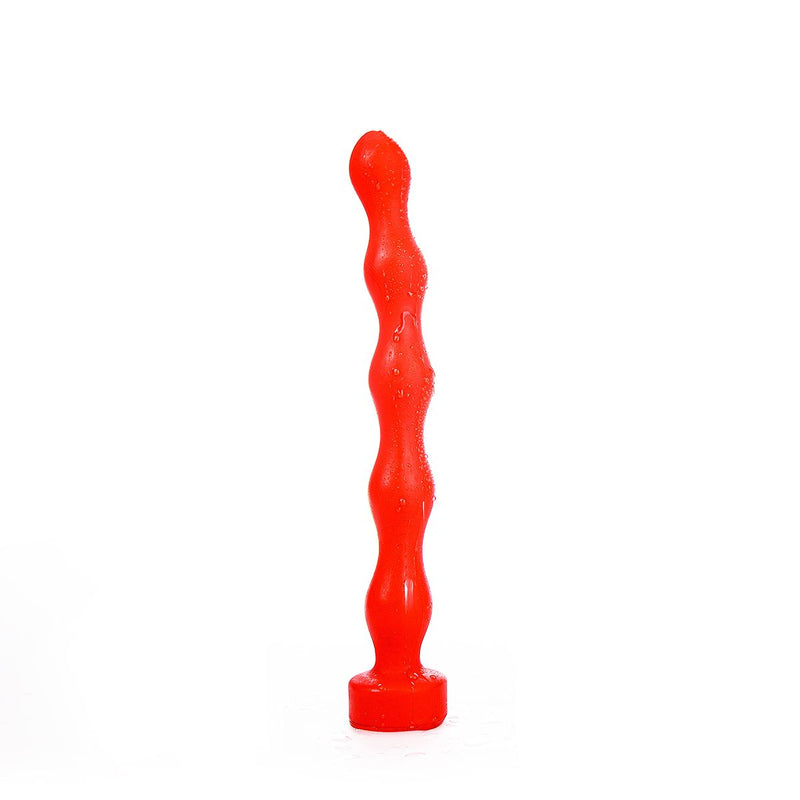 All Red - Anaal Kralen - 32 x 3,4 cm - Rood-Erotiekvoordeel.nl