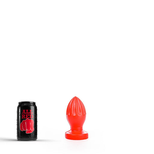 All Red - Buttplug - 12 x 5 cm - Rood-Laced-up.nl