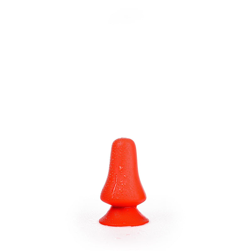 All Red - Buttplug - 12 x 7 cm - Rood-Laced-up.nl