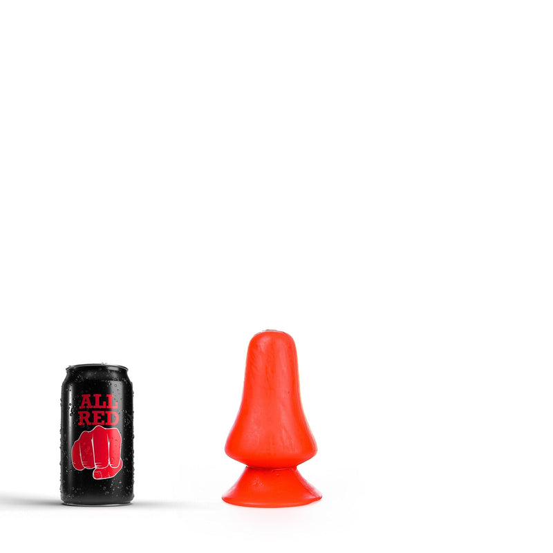 All Red - Buttplug - 12 x 7 cm - Rood-Laced-up.nl