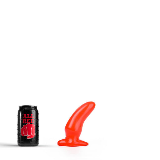 All Red - Buttplug 13 x 5 cm - Rood-Laced-up.nl