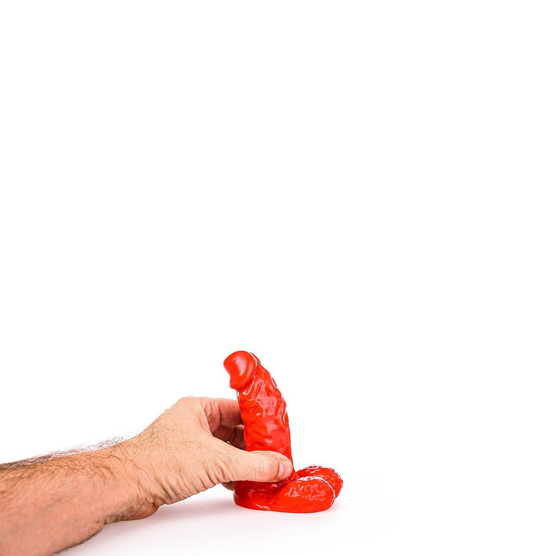 All Red - Dildo - 13 x 4,5 cm - Rood-Laced-up.nl