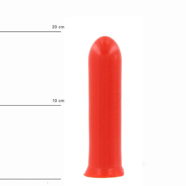 All Red - Dildo - 19 x 4,5 cm - Rood-Laced-up.nl