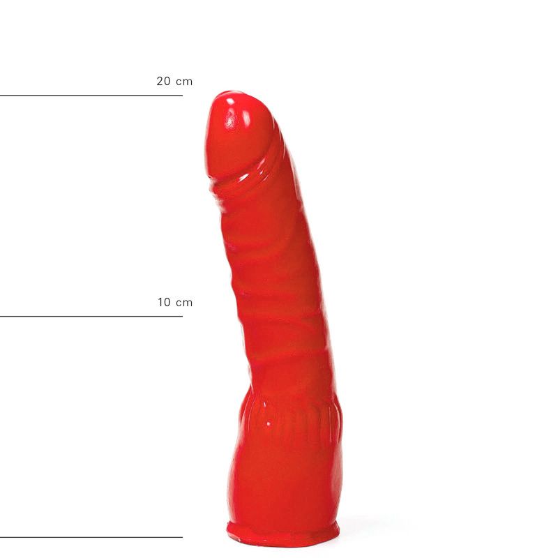 All Red- Dildo - 20 x 4,5 cm - Rood-Erotiekvoordeel.nl