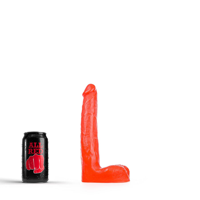 All Red – Realistische Dildo – 21 cm – Rood-Erotiekvoordeel.nl
