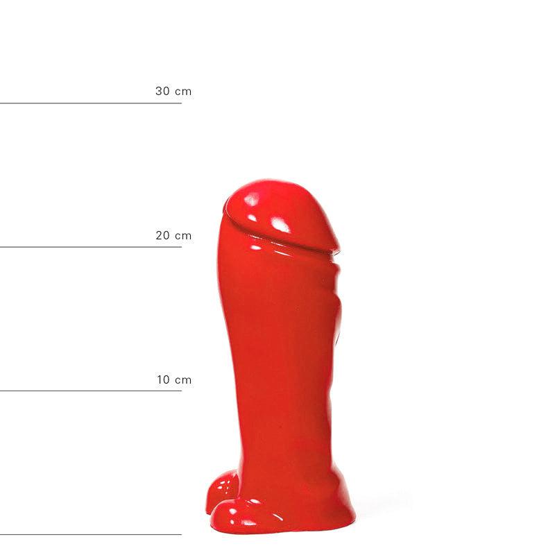 All Red - Dildo - 22 x 8 cm - Rood-Laced-up.nl