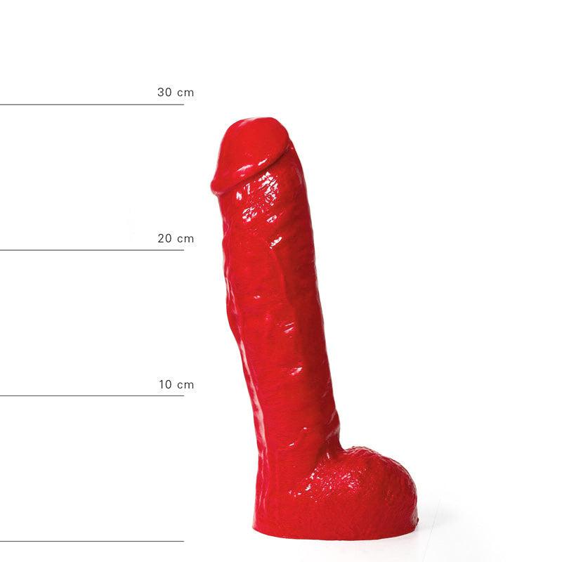 All Red - Dildo - 29 x 5.5 cm - Rood-Laced-up.nl