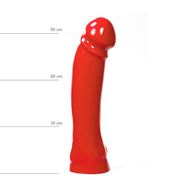 All Red - Dildo - 33 x 7 cm - Rood-Erotiekvoordeel.nl