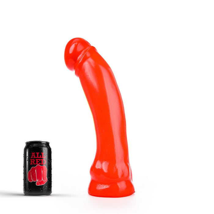 All Red - Dildo - 33 x 7 cm - Rood-Erotiekvoordeel.nl