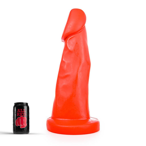 All Red - Dildo - 39 x 8,5 cm - Rood-Erotiekvoordeel.nl