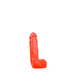 All Red - Dildo Met Balzak - 20 x 4,5 cm - Rood-Laced-up.nl