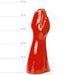 All Red - Fisting Dildo - 39 x 16 cm - Rood-Erotiekvoordeel.nl