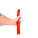 All Red – Geribbelde Anale Dildo – 32 cm – Rood-Erotiekvoordeel.nl