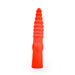 All Red – Geribbelde Anale Dildo – 33 cm – Rood-Erotiekvoordeel.nl