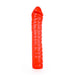 All Red - Geribbelde Dildo - 38 x 8,5 cm - Rood-Erotiekvoordeel.nl