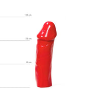 All Red – Realistische Dildo – 28 cm – Rood-Erotiekvoordeel.nl