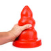 All Red - Triple Pleasure Buttplug - Rood-Laced-up.nl