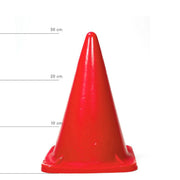All Red - XXL Prisma Buttplug - 30 x 18 cm - Rood-Laced-up.nl