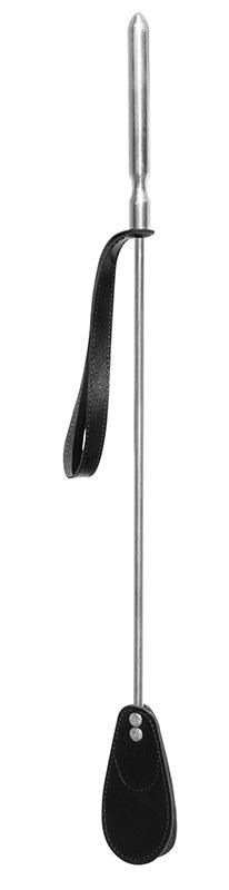 Kiotos - Aluminium Zweep Met Leren Flapje - 60 cm-Laced-up.nl