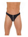 Amorable - Zwarte Heren String - Ritsje Aan Voorkant - One Size-Erotiekvoordeel.nl