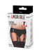 Amorable - Wetlook Jarretelgordel Met Slip En Kousen - Zwart - One Size-Laced-up.nl