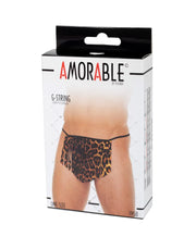 Amorable - String érotique « Jungle » pour homme - Imprimé léopard - Laced-up.nl