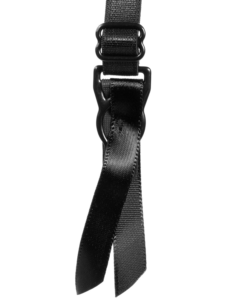 Amorable - Jarretelgordel Met Kant inzetten, Inclusief Kousen En Slip - Zwart - One Size-Laced-up.nl