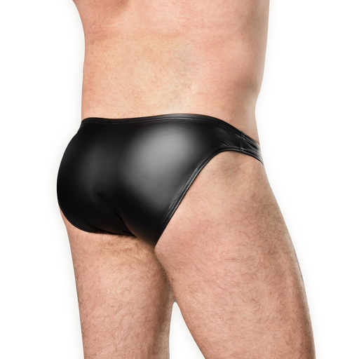 Amorable - Wetlook Herenslip - One Size - Zwart-Erotiekvoordeel.nl