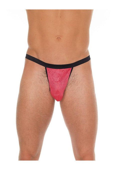 Amorable - String pour homme noir/rouge - Taille unique - Laced-up.nl